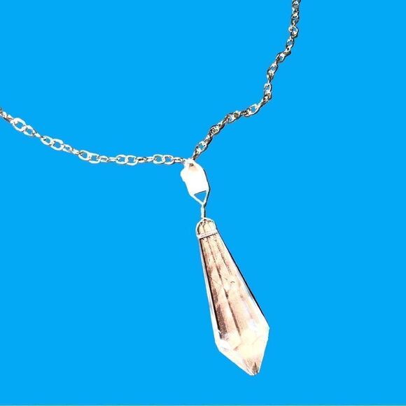 New!! Prabal Gurung gorgeous prism pendant on silver chain! - Picture 3 of 8